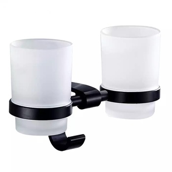 Set cinci piese, accesorii baie,negru mat TRENDY S Set cinci piese, accesorii baie,negru mat TRENDY S