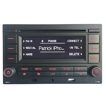 Radio auto VW RCN210, Bluetooth, CD, MP3, USB, pentru Golf 4, MK4 Polo, Passat B5 Radio auto VW RCN210, Bluetooth, CD, MP3, USB, pentru Golf 4, MK4 Polo, Passat B5
