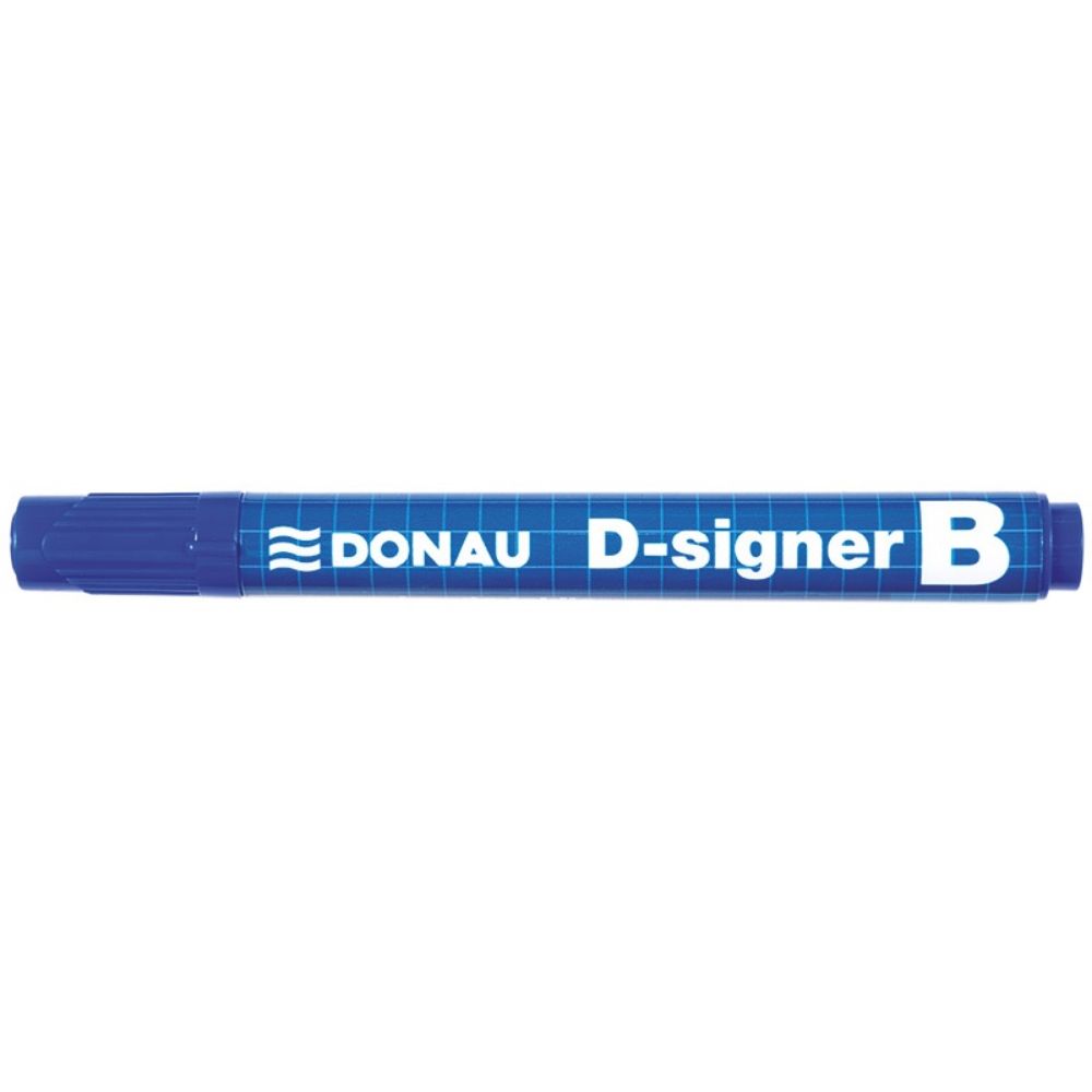 Set 10 Buc Markere Whiteboard cu Varf Rotund si Scriere 2-4 mm, Culoare Albastra