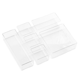 surfing Deduce Favoare  Set Organizator Sertare, HotDeal, Transparent, 6 compartimente, 22,5 x 30  cm - eMAG.ro