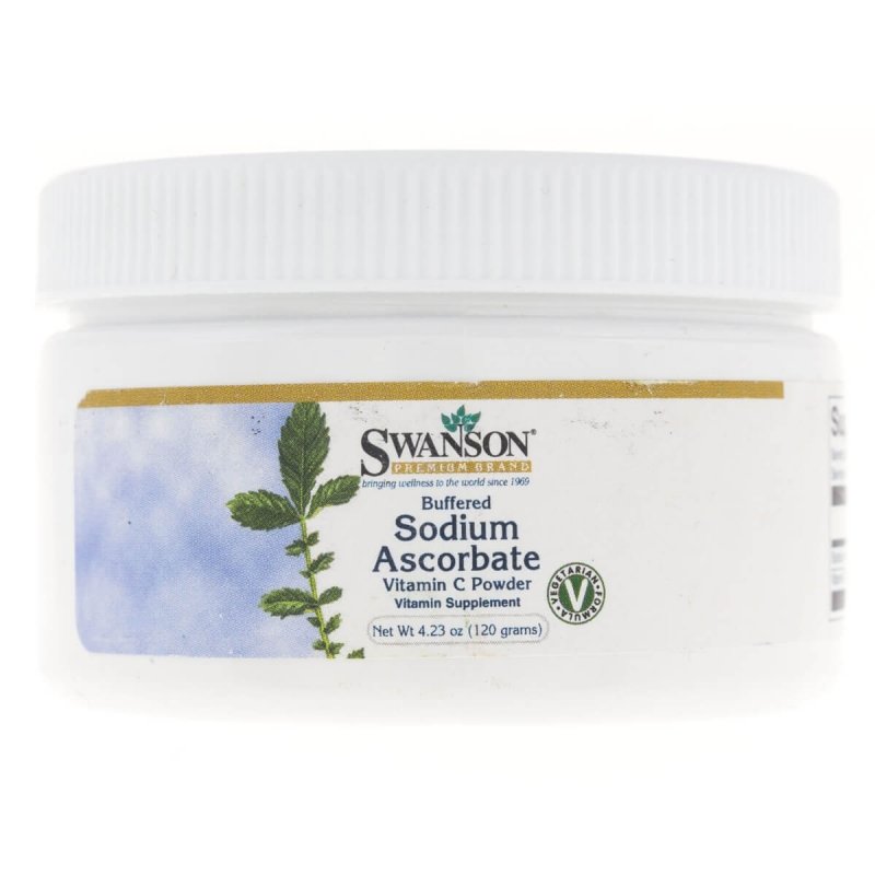 Supliment alimentar Vitamina C Swanson (sodiu L-ascorbian tamponat) - 120 g
