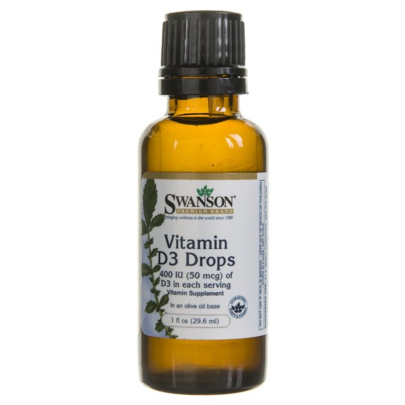 Supliment alimentar Swanson Vitamina D3 400 UI (lichid) - 29,6 ml