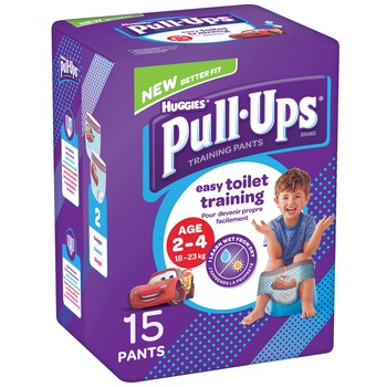 Scutece chilotel Huggies Pull-Ups, Boy, 18-23 kg, 15 buc Scutece chilotel Huggies Pull-Ups, Boy, 18-23 kg, 15 buc