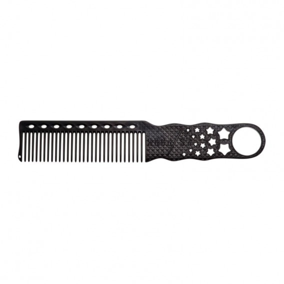 Pieptan Clipper & Cut Comb YS Park 280, termorezistent Negru