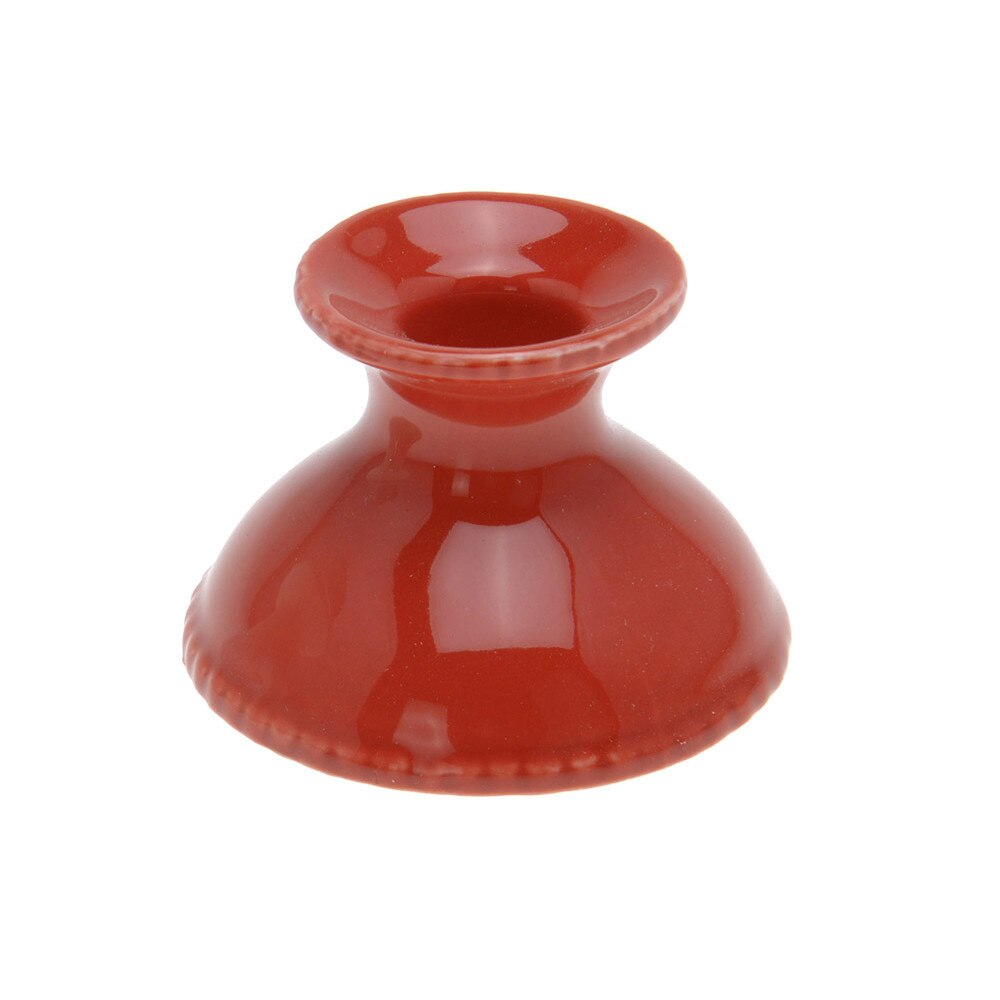 Sfesnic pentru o lumanare, rosu, 5x6.5 cm
