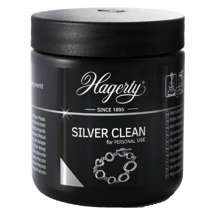 Solutie pentru curatat bijuterii din argint Hagerty,170 ml