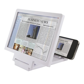 Amplificator imagine telefon MRG L-F1, Lupa, Pliabil, Alb Amplificator imagine telefon MRG L-F1, Lupa, Pliabil, Alb