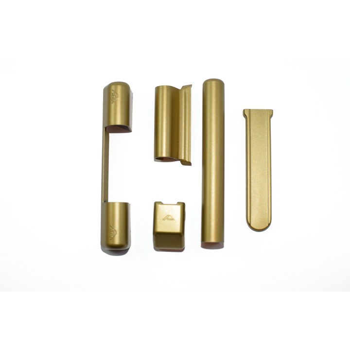 Set capace balamale mici pentru usi si ferestre din pvc, Roto, culoare Bronze