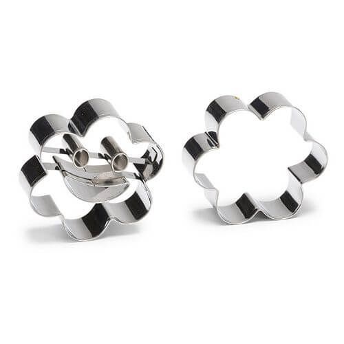 Decupatore Inox, Forma Floare, 6cm, 2buc