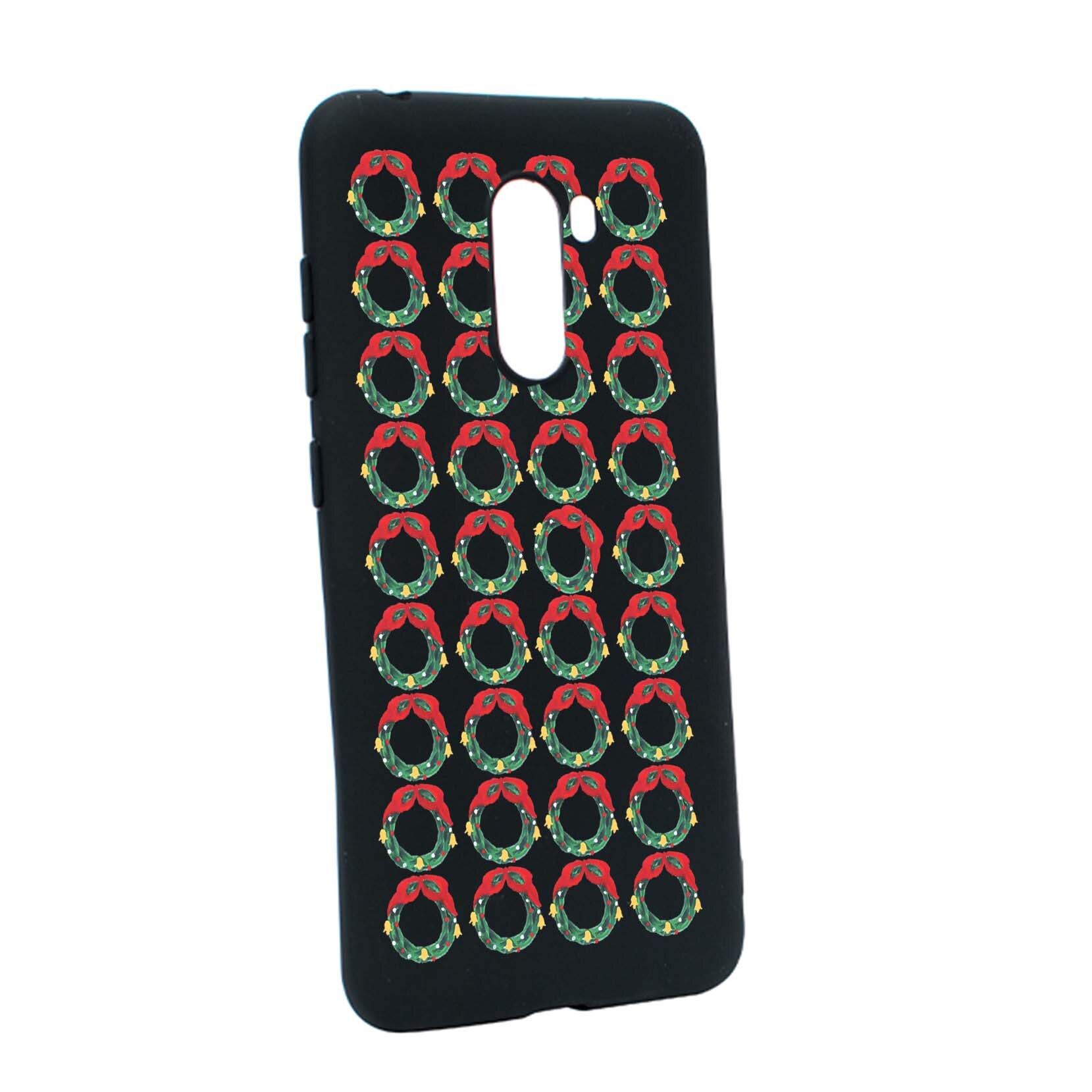 Husa de protectie Craciun, Christmas pentru Xiaomi PocoPhone F1, rezistenta la uzura, anti-alunecare, din silicon Premium, B344