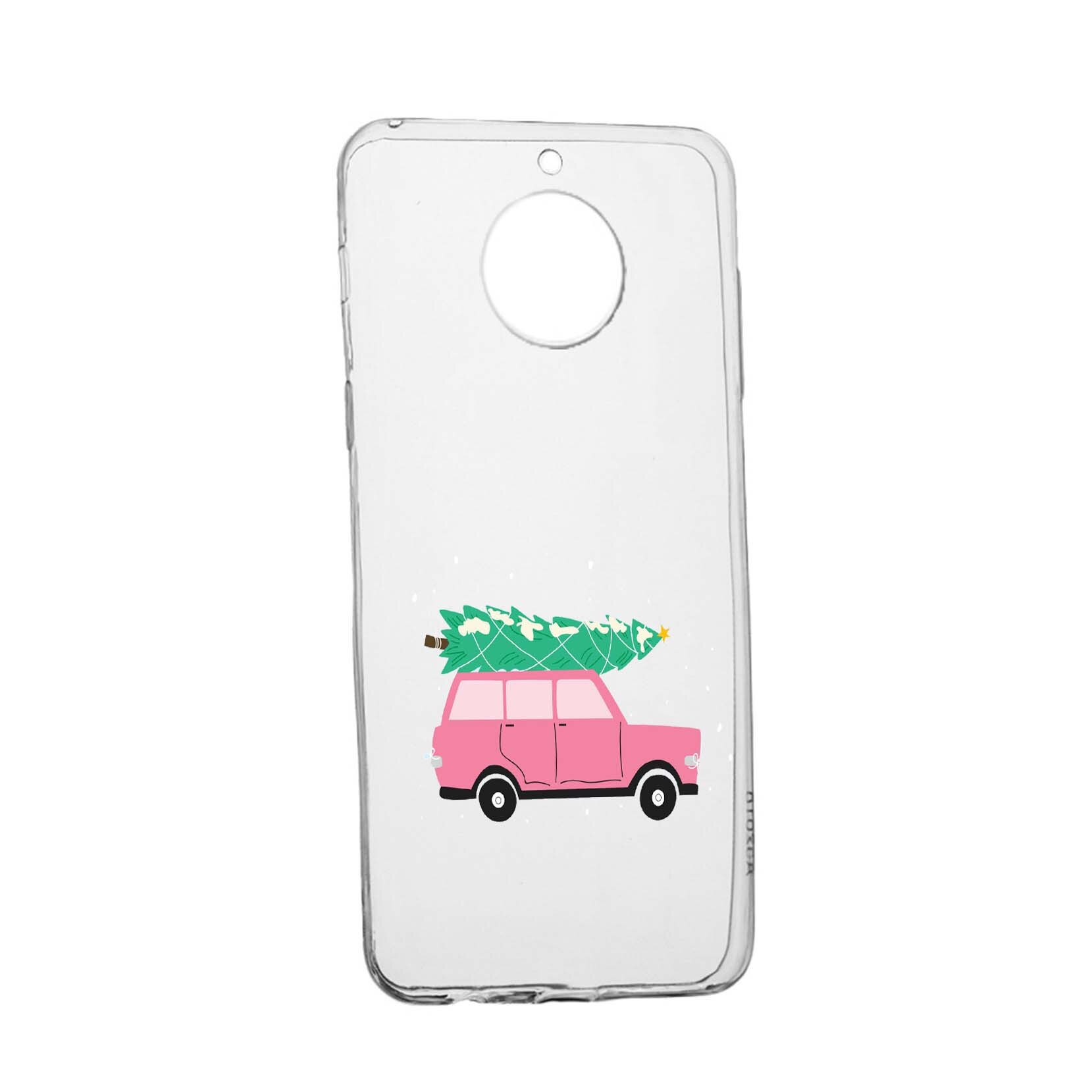 Husa de protectie Craciun, Christmas pentru Motorola Moto G7 Power, rezistenta la uzura, anti-alunecare, din silicon Premium, 345