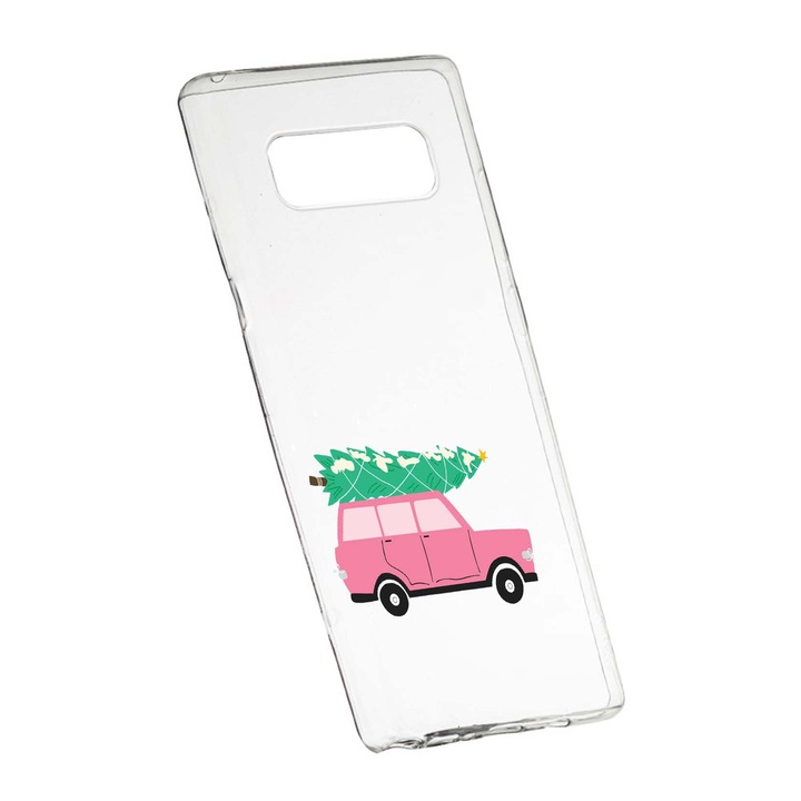 Husa de protectie Craciun, Christmas pentru Samsung Galaxy Note 9, rezistenta la uzura, anti-alunecare, din silicon Premium, 345