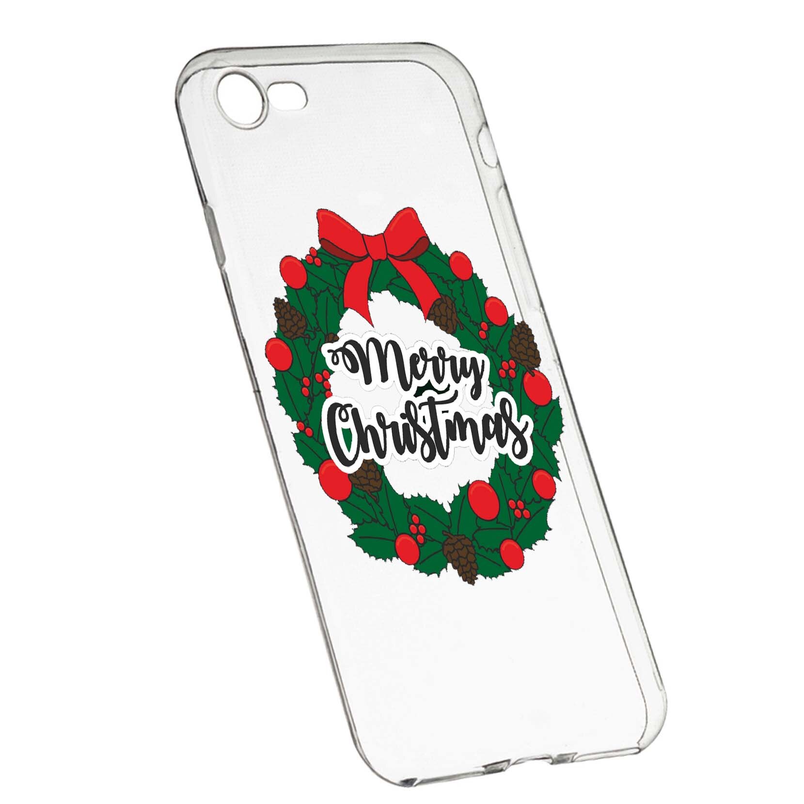 Husa de protectie Craciun, Merry Christmas pentru Apple iPhone 6/6S, rezistenta la uzura, anti-alunecare, din silicon Premium, 346