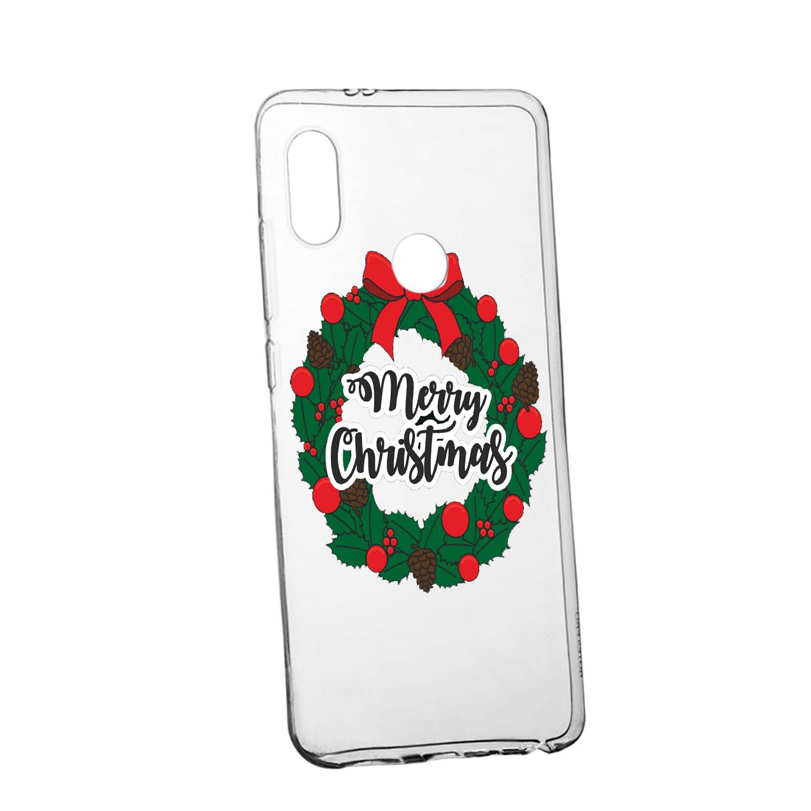 Husa de protectie Craciun, Merry Christmas pentru Huawei Honor Play 8A, rezistenta la uzura, anti-alunecare, din silicon Premium, 346