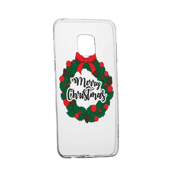 Husa de protectie Craciun, Merry Christmas pentru Huawei Mate 20 Pro, rezistenta la uzura, anti-alunecare, din silicon Premium, 346 Husa de protectie Craciun, Merry Christmas pentru Huawei Mate 20 Pro, rezistenta la uzura, anti-alunecare, din silicon Premium, 346