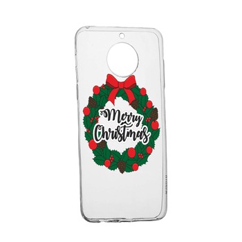 Husa de protectie Craciun, Merry Christmas pentru Motorola Moto G6 PLAY, rezistenta la uzura, anti-alunecare, din silicon Premium, 346 Husa de protectie Craciun, Merry Christmas pentru Motorola Moto G6 PLAY, rezistenta la uzura, anti-alunecare, din silicon Premium, 346