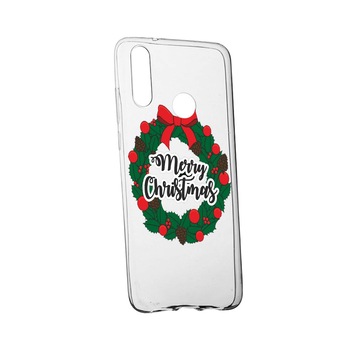 Husa de protectie Craciun, Merry Christmas pentru Huawei P30 Lite, rezistenta la uzura, anti-alunecare, din silicon Premium, 346 Husa de protectie Craciun, Merry Christmas pentru Huawei P30 Lite, rezistenta la uzura, anti-alunecare, din silicon Premium, 346