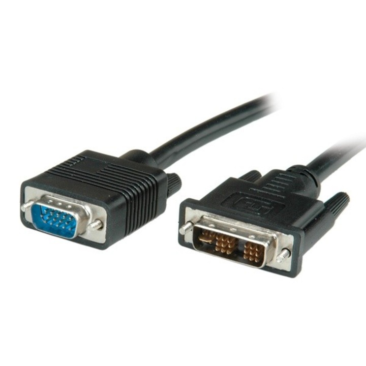 DVI кабел ROLINE 11.99.5420, DVI M - VGA M, 2.0 м