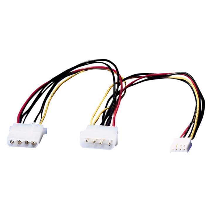 Захранващ кабел ROLINE 11.03.1010, за флопи 5.25"+3.5" 30 см