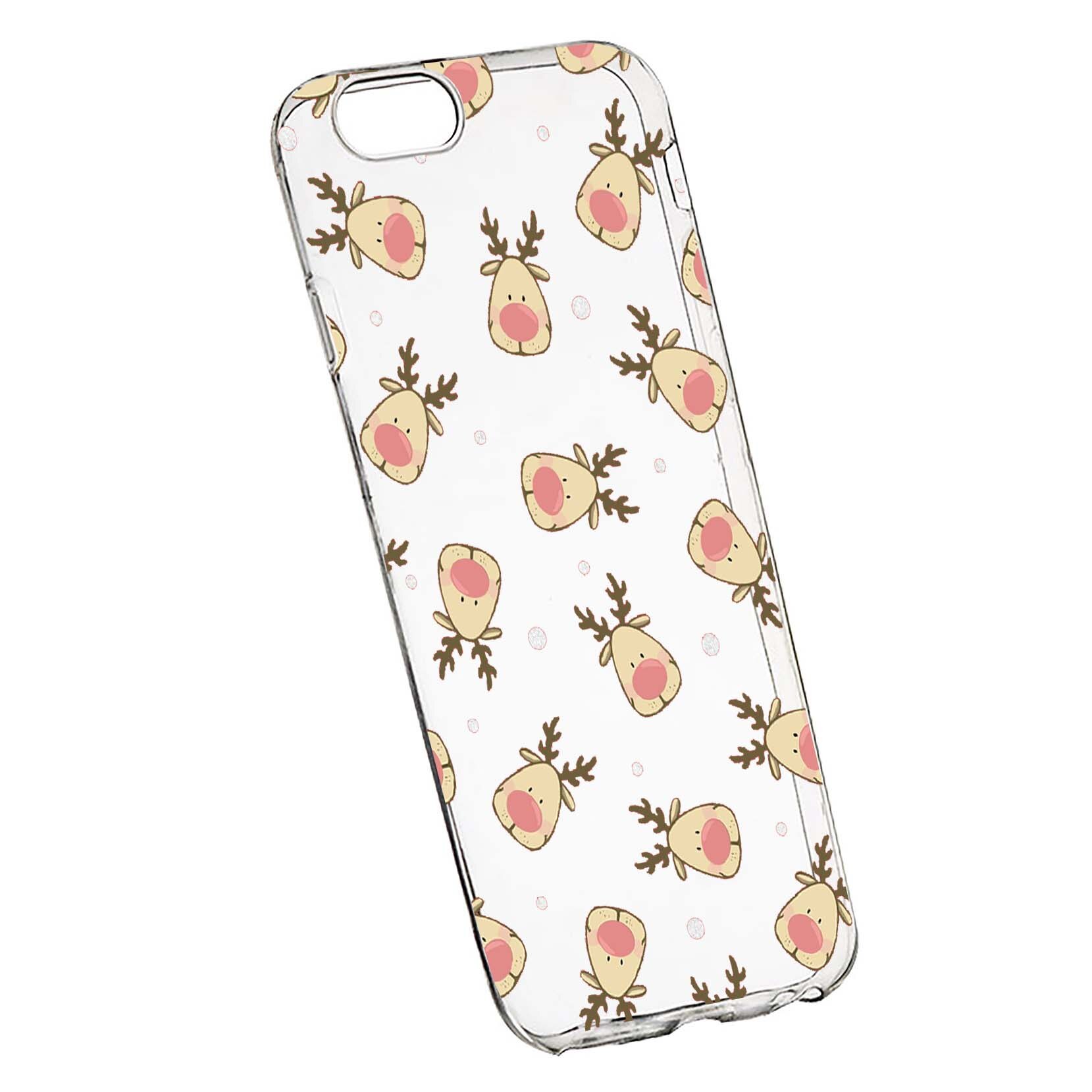 Husa de protectie Craciun, Christmas reindeer pentru Apple iPhone 7 Plus /8 Plus, rezistenta la uzura, anti-alunecare, din silicon Premium, 349