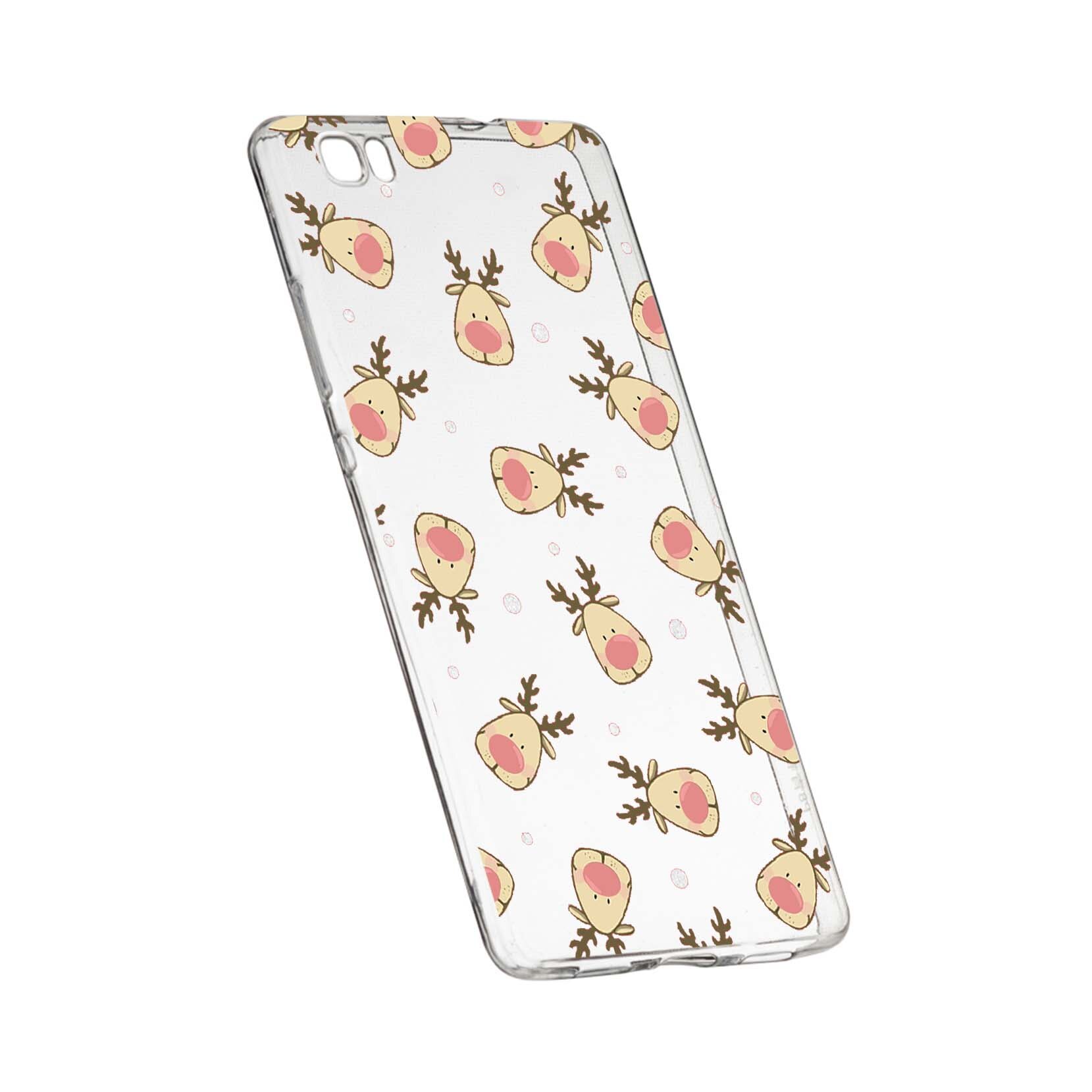 Husa de protectie Craciun, Christmas reindeer pentru Sony XZ1, rezistenta la uzura, anti-alunecare, din silicon Premium, 349