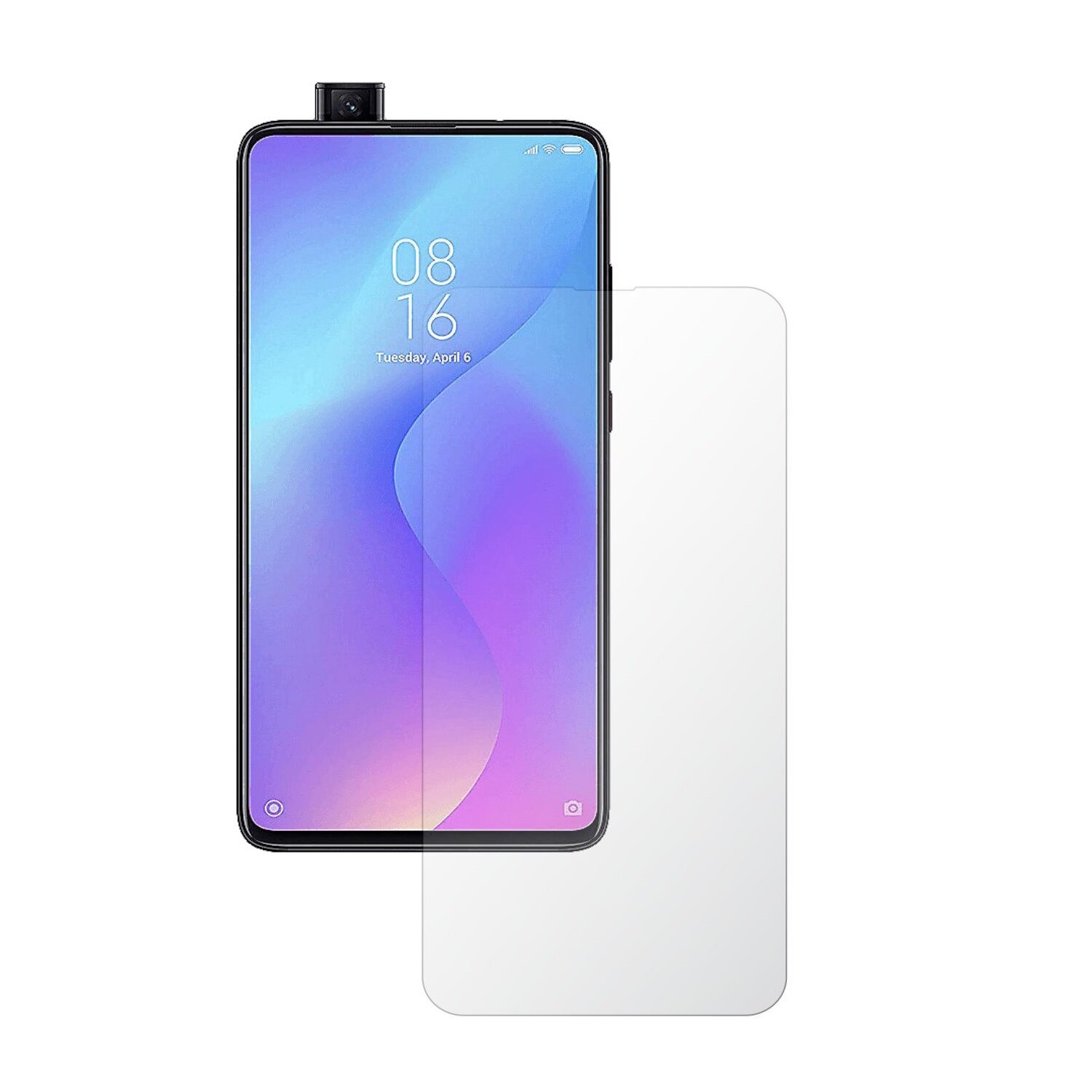 Set 2X Folie Protectie Ecran Invisible Skinz HD pentru Huawei Y9 Prime - Folie Siliconica Ultra-Clear cu Acoperire Totala, Adeziva si Flexibila