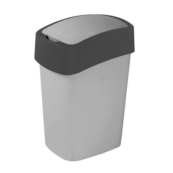 Curba cu gunoi cu balamale Pacific Flip 10l Gri 186133