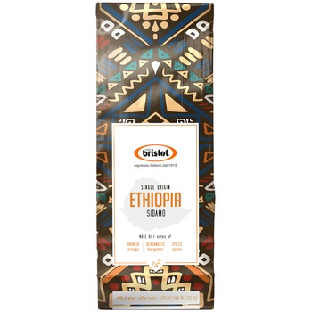 Cafea boabe Bristot Single Origin Ethiopia Sidamo, 225 gr Cafea boabe Bristot Single Origin Ethiopia Sidamo, 225 gr