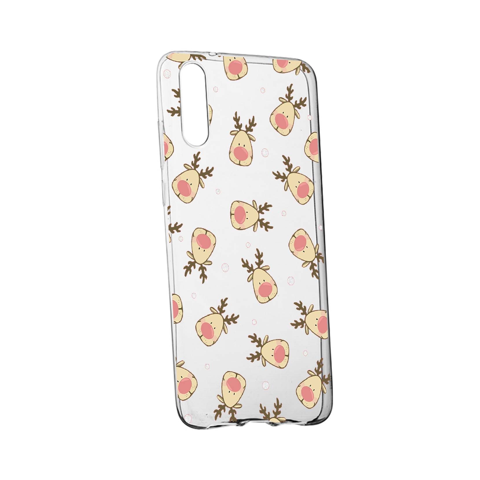 Husa de protectie Craciun, Christmas reindeer pentru Samsung Galaxy A2 Core, rezistenta la uzura, anti-alunecare, din silicon Premium, 349