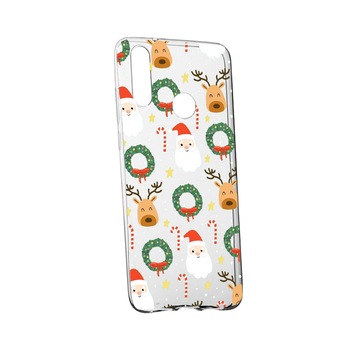 Husa de protectie Craciun, Christmas happy pentru Huawei P30 Lite, rezistenta la uzura, anti-alunecare, din silicon Premium, 350 Husa de protectie Craciun, Christmas happy pentru Huawei P30 Lite, rezistenta la uzura, anti-alunecare, din silicon Premium, 350