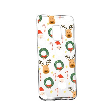 Husa de protectie Craciun, Christmas happy pentru LG G7/G7 ThinQ, rezistenta la uzura, anti-alunecare, din silicon Premium, 350 Husa de protectie Craciun, Christmas happy pentru LG G7/G7 ThinQ, rezistenta la uzura, anti-alunecare, din silicon Premium, 350