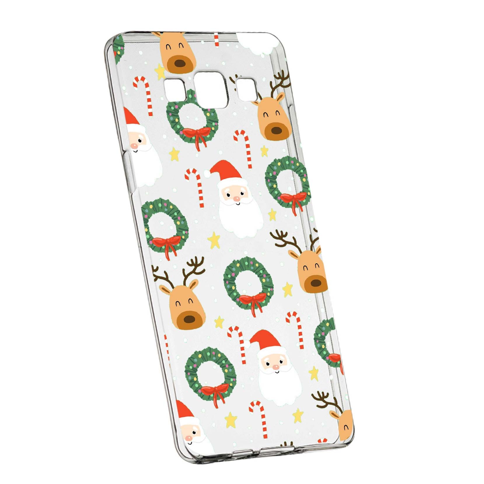 Husa de protectie Craciun, Christmas happy pentru Samsung Galaxy J7 2016, rezistenta la uzura, anti-alunecare, din silicon Premium, 350
