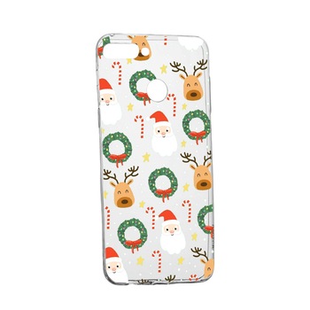 Husa de protectie Craciun, Christmas happy pentru Huawei Y7 Prime 2018 / Y7 2018, rezistenta la uzura, anti-alunecare, din silicon Premium, 350 Husa de protectie Craciun, Christmas happy pentru Huawei Y7 Prime 2018 / Y7 2018, rezistenta la uzura, anti-alunecare, din silicon Premium, 350