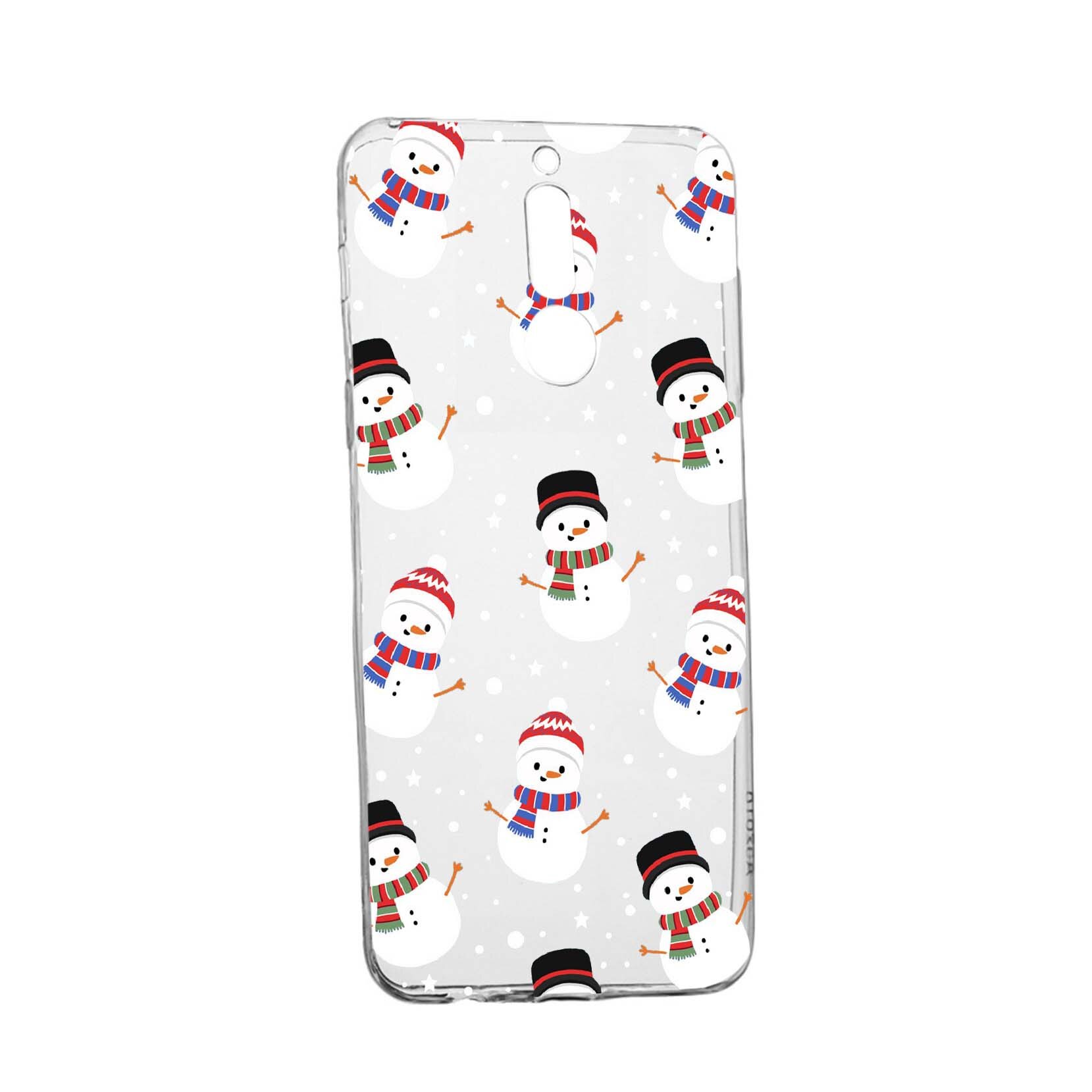 Husa de protectie Craciun, Christmas snowman pentru LG K40/K12 Plus, rezistenta la uzura, anti-alunecare, din silicon Premium, 351