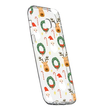 Husa de protectie Craciun, Christmas happy pentru Samsung Galaxy J4 Plus 2018, rezistenta la uzura, anti-alunecare, din silicon Premium, 350 Husa de protectie Craciun, Christmas happy pentru Samsung Galaxy J4 Plus 2018, rezistenta la uzura, anti-alunecare, din silicon Premium, 350