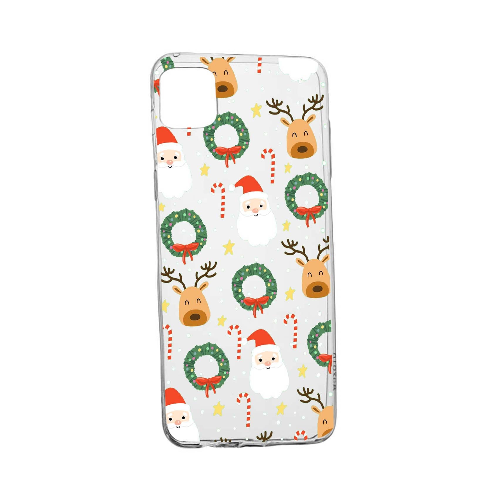 Husa de protectie Craciun, Christmas happy pentru Apple iPhone 11, rezistenta la uzura, anti-alunecare, din silicon Premium, 350