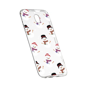Husa de protectie Craciun, Christmas snowman pentru Nokia 3, rezistenta la uzura, anti-alunecare, din silicon Premium, 351 Husa de protectie Craciun, Christmas snowman pentru Nokia 3, rezistenta la uzura, anti-alunecare, din silicon Premium, 351