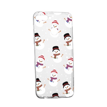 Husa de protectie Craciun, Christmas snowman pentru Huawei Y7 Prime 2018 / Y7 2018, rezistenta la uzura, anti-alunecare, din silicon Premium, 351 Husa de protectie Craciun, Christmas snowman pentru Huawei Y7 Prime 2018 / Y7 2018, rezistenta la uzura, anti-alunecare, din silicon Premium, 351