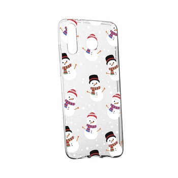 Husa de protectie Craciun, Christmas snowman pentru Samsung Galaxy A20, rezistenta la uzura, anti-alunecare, din silicon Premium, 351 Husa de protectie Craciun, Christmas snowman pentru Samsung Galaxy A20, rezistenta la uzura, anti-alunecare, din silicon Premium, 351
