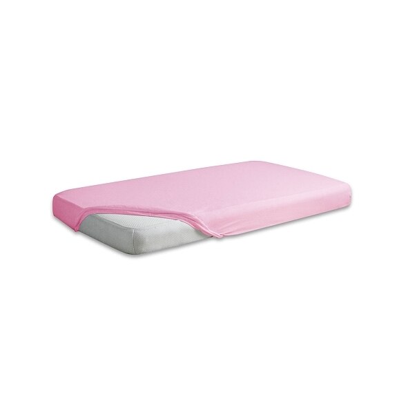 Husa impermeabila pentru saltele Frotir 60x120cm Baby Matex Roz