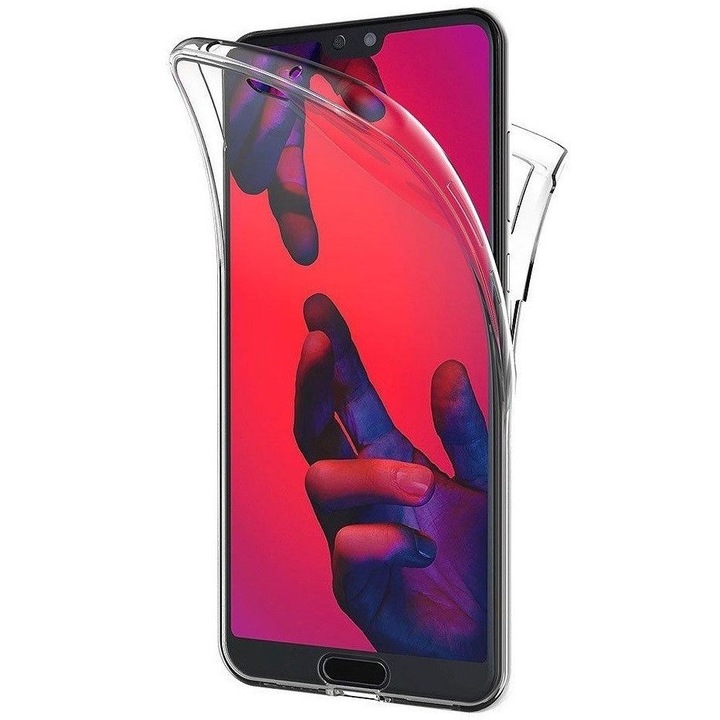 Кейс за Huawei P20 PRO, GloMax TPU 360, Прозрачен