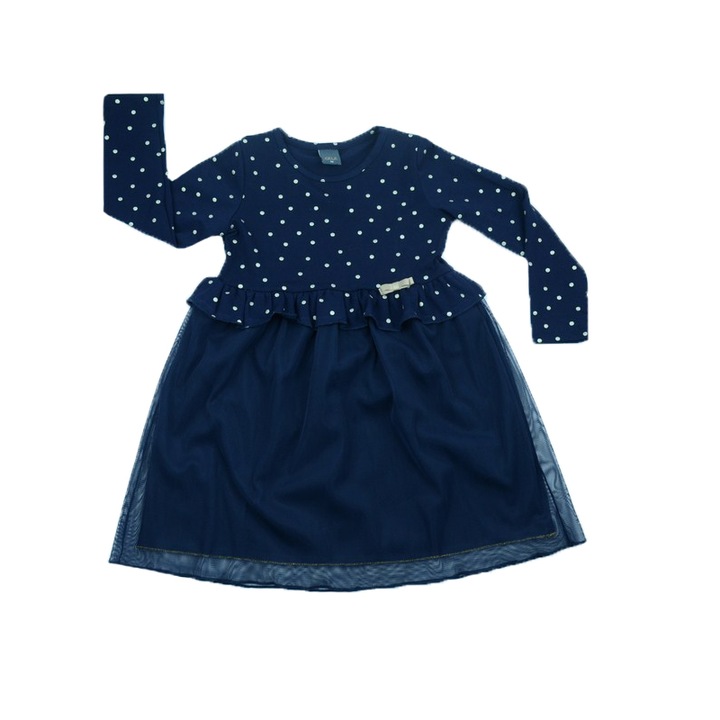 Rochita eleganta pentru fete Atut 9158-98, Bleumarin 98 CM