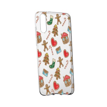 Husa de protectie Craciun, Christmas sweets pentru Samsung Galaxy A70, rezistenta la uzura, anti-alunecare, din silicon Premium, 353 Husa de protectie Craciun, Christmas sweets pentru Samsung Galaxy A70, rezistenta la uzura, anti-alunecare, din silicon Premium, 353