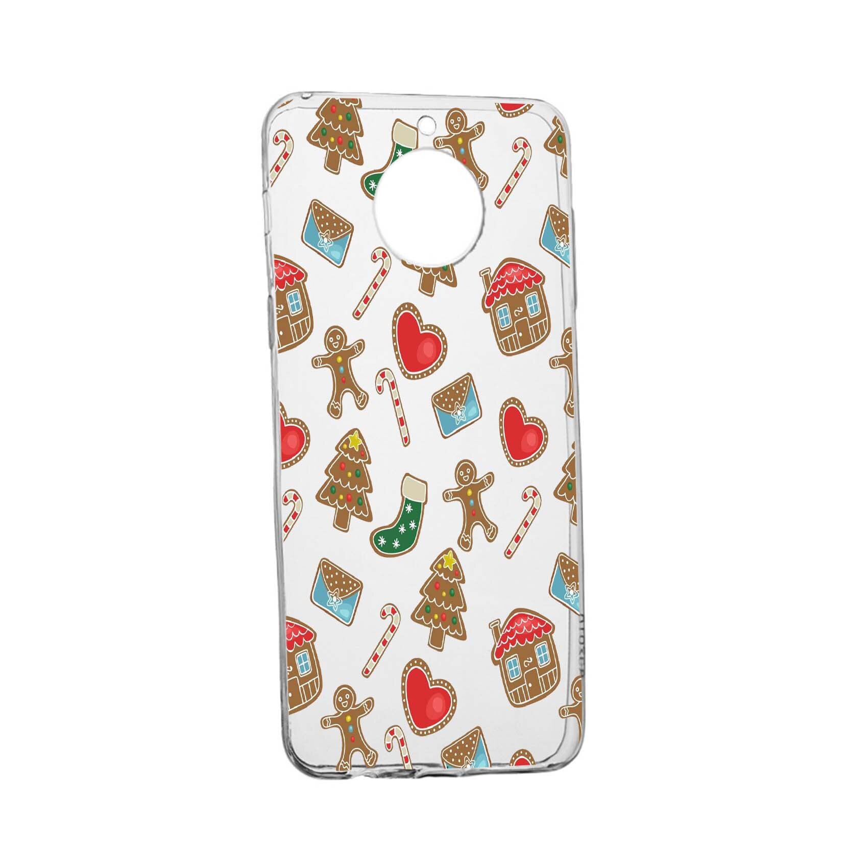 Husa de protectie Craciun, Christmas sweets pentru Motorola Moto G7 Power, rezistenta la uzura, anti-alunecare, din silicon Premium, 353
