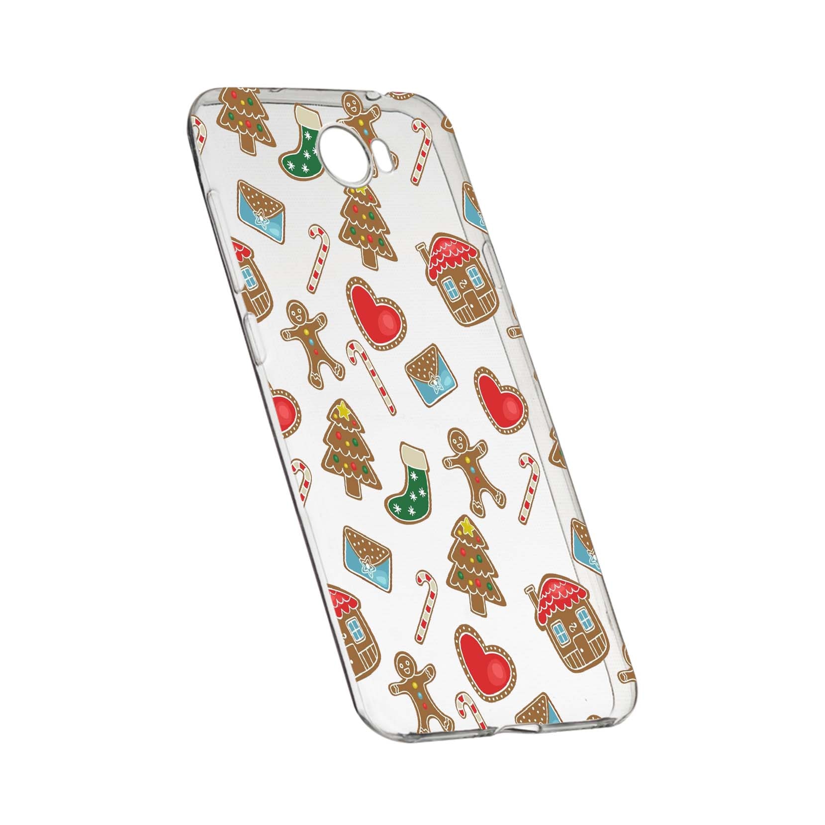 Husa de protectie Craciun, Christmas sweets pentru Huawei Y7 /Enjoy 7 Plus /Nova Lite Plus 2017, rezistenta la uzura, anti-alunecare, din silicon Premium, 353