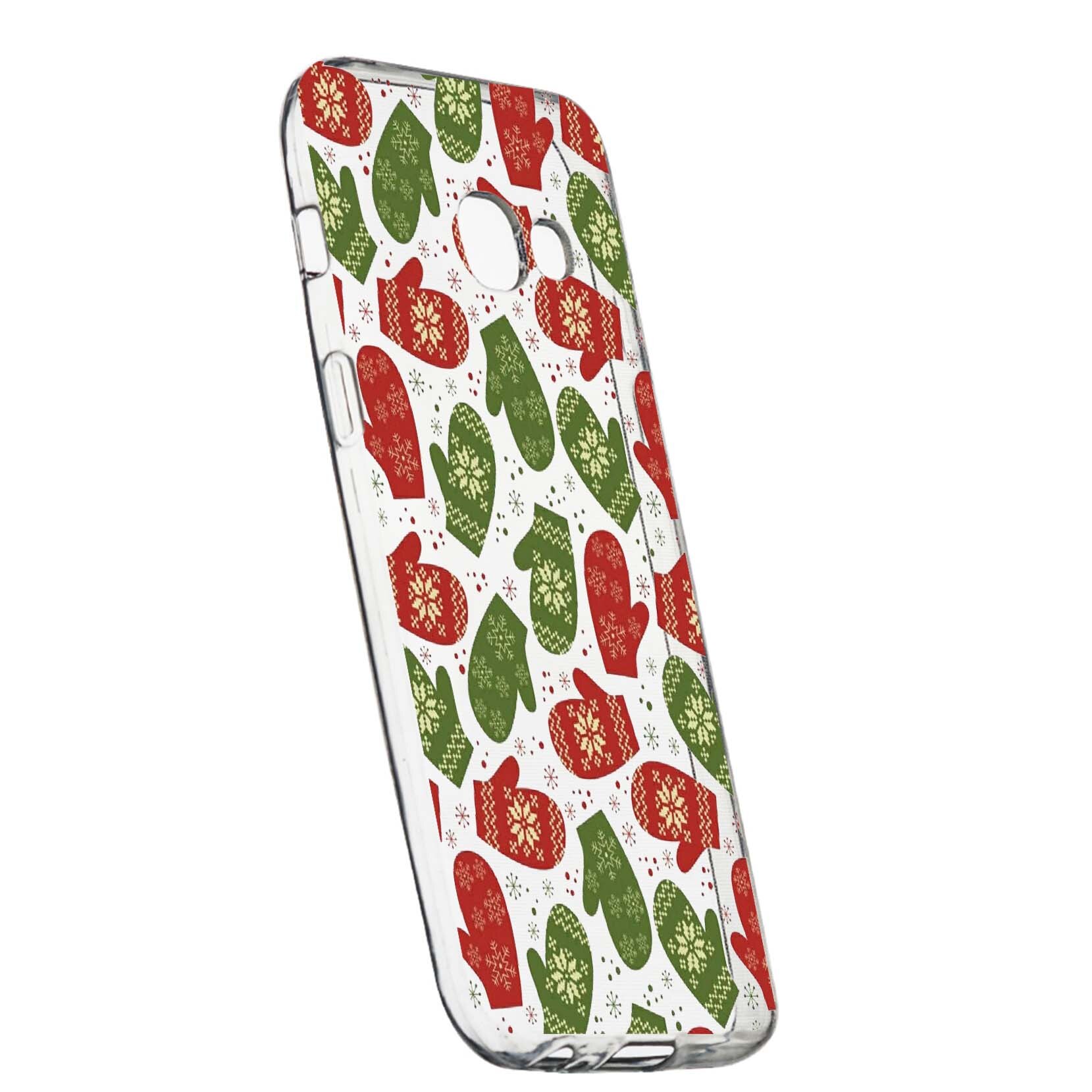 Husa de protectie Craciun, Christmas manus pentru Samsung Galaxy A3 2016, rezistenta la uzura, anti-alunecare, din silicon Premium, 352