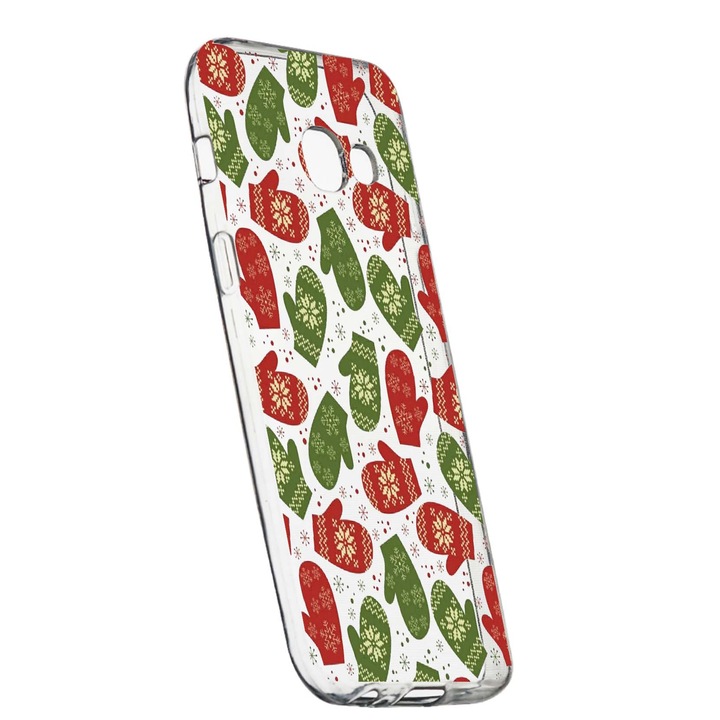 Husa de protectie Craciun, Christmas manus pentru Samsung Galaxy A5 2016, rezistenta la uzura, anti-alunecare, din silicon Premium, 352