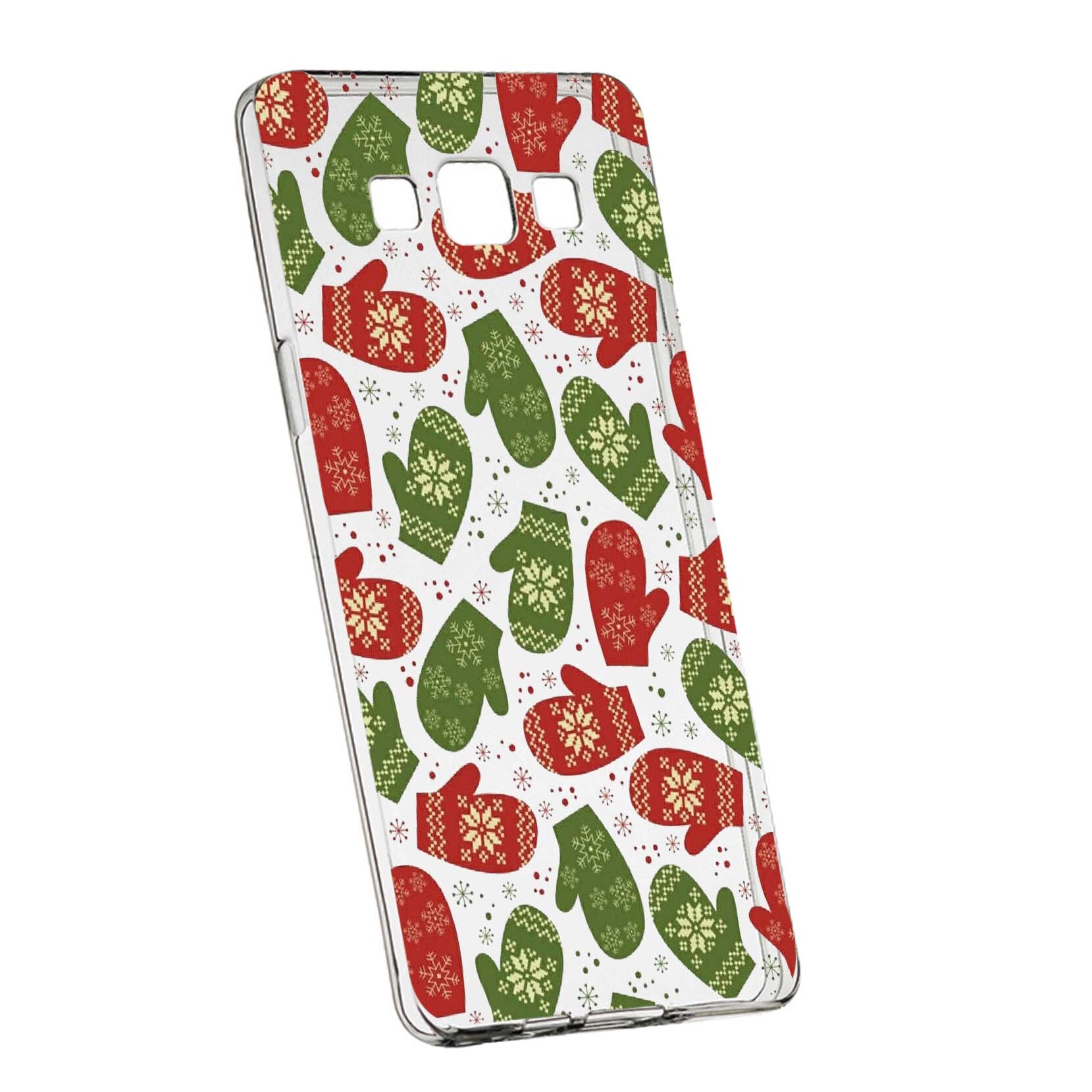 Husa de protectie Craciun, Christmas manus pentru Samsung Galaxy J3 2016, rezistenta la uzura, anti-alunecare, din silicon Premium, 352