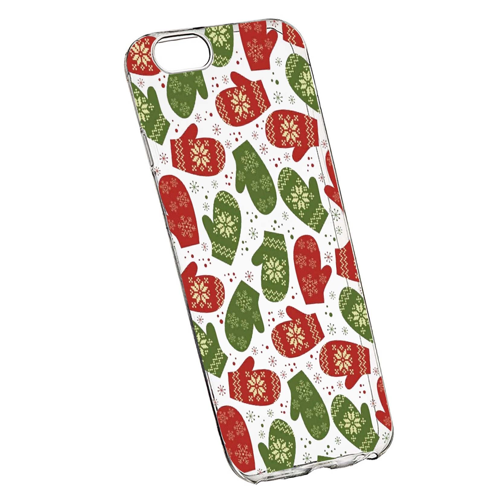 Husa de protectie Craciun, Christmas manus pentru Apple iPhone 6 Plus / 6S Plus, rezistenta la uzura, anti-alunecare, din silicon Premium, 352