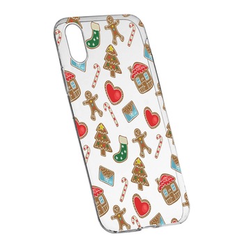 Husa de protectie Craciun, Christmas sweets pentru Sony XA1 Plus, rezistenta la uzura, anti-alunecare, din silicon Premium, 353 Husa de protectie Craciun, Christmas sweets pentru Sony XA1 Plus, rezistenta la uzura, anti-alunecare, din silicon Premium, 353
